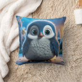 Coussin Poncho - Un pingouin doux pour bébé (Couverture)