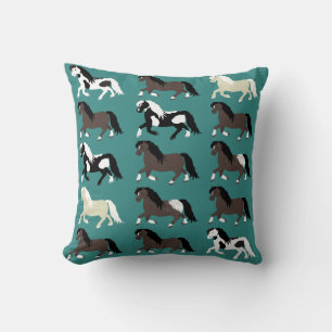 Coussin Ponies Jetez l'oreiller