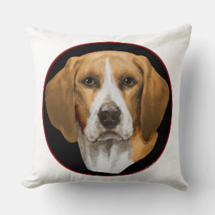 Coussin Pont arc-en-ciel beagle