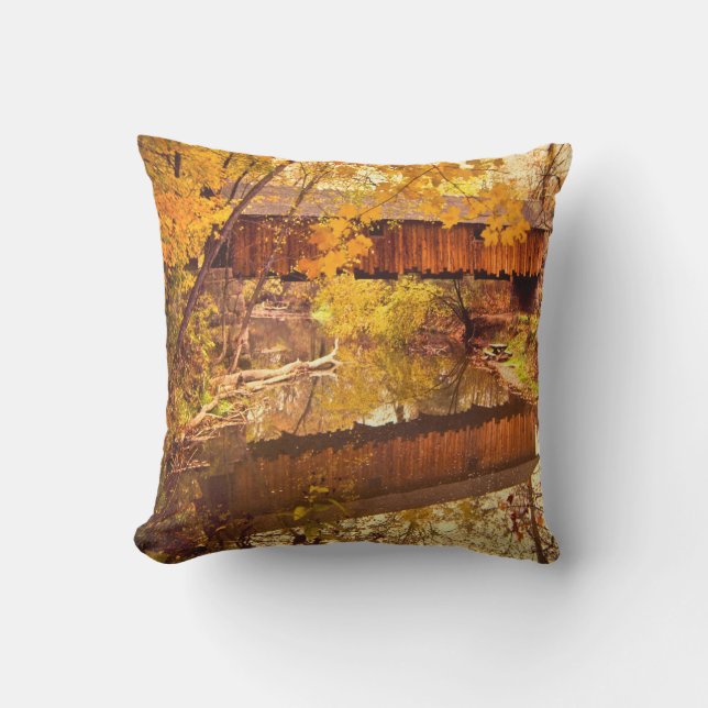 Coussin Pont couvert (Recto)