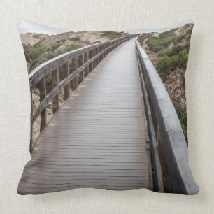 Coussin Pont de pied au parc d'état de lac Oso Flaco