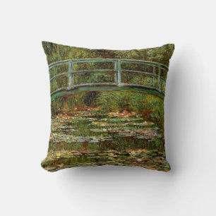 Coussin Pont français de Monet Giverney