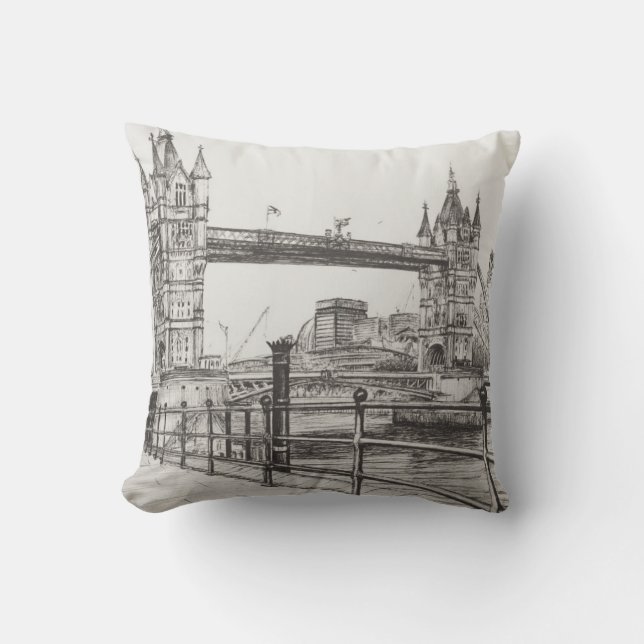 Coussin Pont Londres 2006 de tour (Recto)