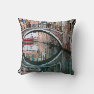 Coussin Pont sur le canal de Venise