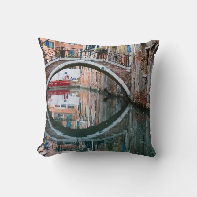 Coussin Pont sur le canal de Venise (Recto)