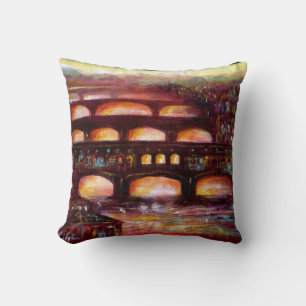 Coussin Ponte Vecchio et autres ponts de Florence