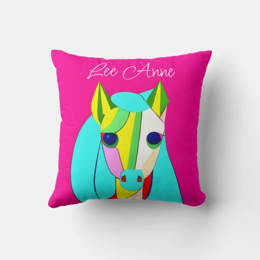 Coussin Pony Dreams psychédélique (Verso)