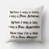 Coussin Poo Master (Recto)