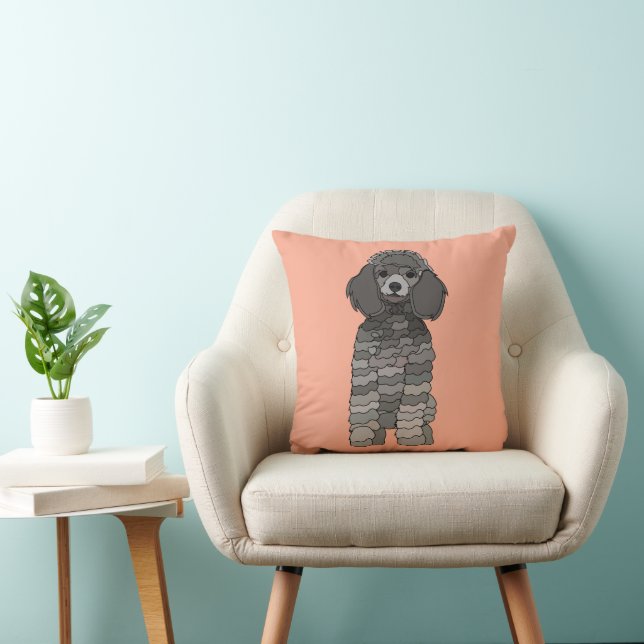 Coussin Poodle Dog Pet Kids (Chaise)
