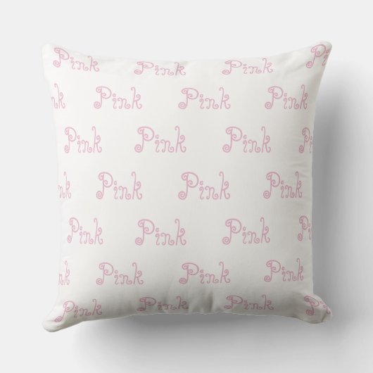 Coussin Poodle rose (Verso)