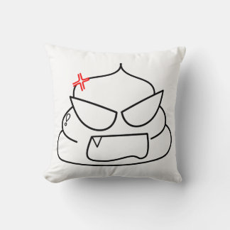 Coussin Poop en colère - Brootsch le PooPoo