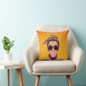Coussin  Pop Art Colorido  Arte Moderna Vibrante  (Chaise)