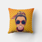 Coussin  Pop Art Colorido  Arte Moderna Vibrante  (Verso)