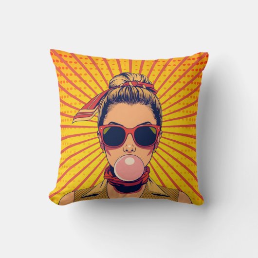 Coussin  Pop Art Colorido  Arte Moderna Vibrante  (Recto)