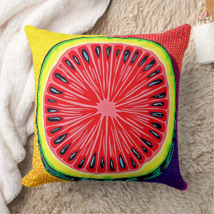 Coussin Pop Art de la pastèque