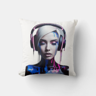 Coussin Pop Art Friends : T-shirt Musique et Rires