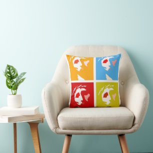 coussin pop art jésus christ