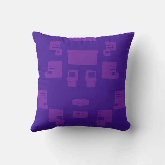 Coussin Pop de Carrés roses (Verso)