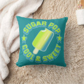Coussin Pop de sucre Cartoon crème glacée réversible (Couverture)