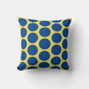Coussin Pop Va Les Points Bleus