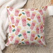 Coussin Popcorn Motif Movie Théâtre de nuit Fun (Couverture)
