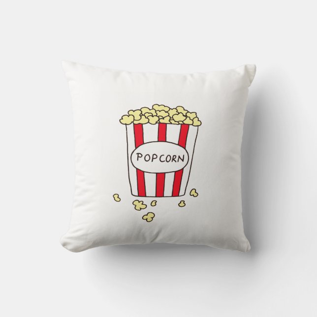 Coussin Popcorn Movie Theatre TV Salle Décor (Recto)