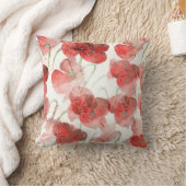 Coussin Poppies d'aquarelle (Couverture)