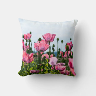 Coussin Poppies roses
