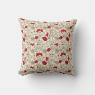 Coussin Poppies rouges