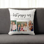 Coussin Poppy Grand-Père Petits-Enfants Photo Collage<br><div class="desc">Célébrez votre coquelicot avec le grand-père Poppy Petits-enfants Photo Collage Jeter l'oreiller. Ce gardien personnalisé présente un collage magnifiquement arrangé de photos chères, capturant des moments spéciaux avec ses petits-enfants. Conçu avec des matériaux de qualité, il ajoute une touche de design et de sentimentalité à tout espace, parfait pour l'exposition...</div>