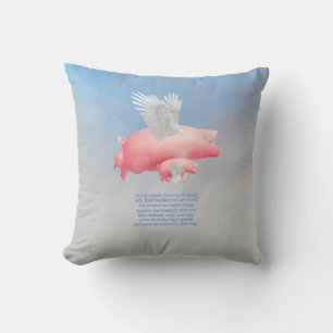 Coussin Porcelets volants