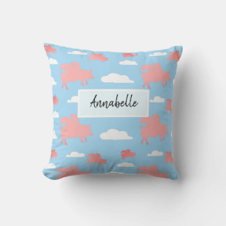 Coussin Porcs volants lunaires