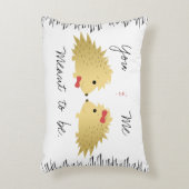 Coussin Porcupine Couple (Devant(Vertical))