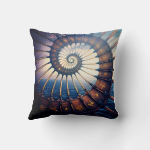 Coussin Portail En Étoiles En Bois Sur L'Eau