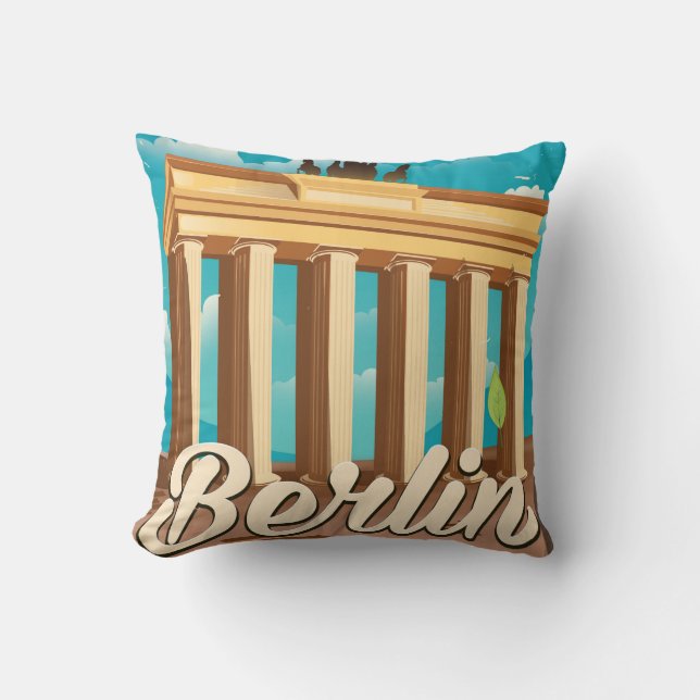 Coussin Porte de Branbourg Berlin (Recto)