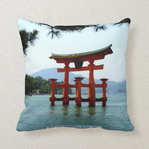 Coussin Porte de Torii, tombeau d'Itsukushima, Japon