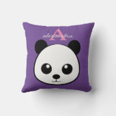 Coussin Porte-panda coutume Monogramme (Verso)