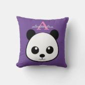 Coussin Porte-panda coutume Monogramme (Recto)