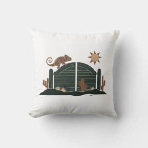 Coussin Porte Saloon Caméléon