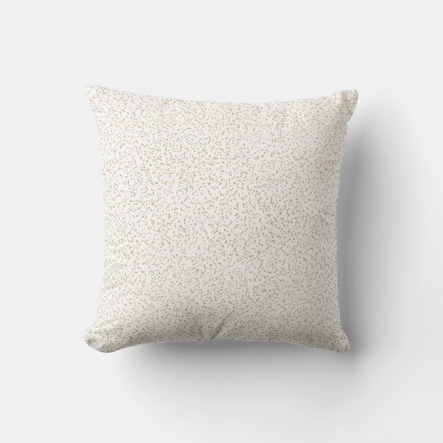 Coussin Portes vert et orange de fougère (Recto)