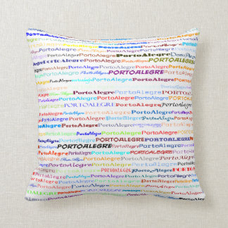 Coussin Porto Alegre Texte Design II Pilote