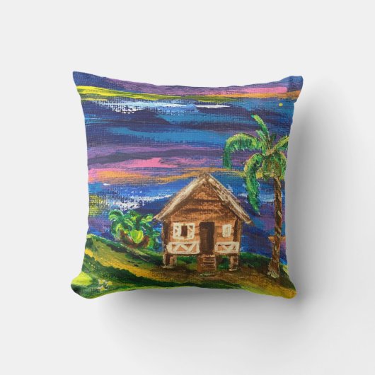 Coussin Porto Rico djibaro maison en plein air poussette (Recto)