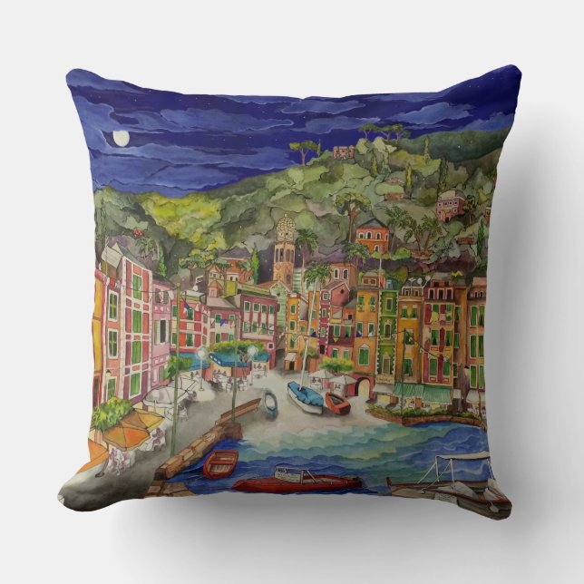 Coussin Portofino, Italie (Recto)