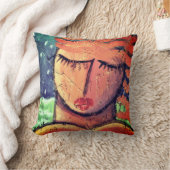 Coussin Portrait Abstrait d'une femme (Couverture)