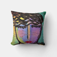 Portrait Abstrait rêvé d'une femme