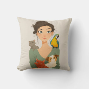 Coussin Portrait cosy de Pet Lover