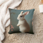 Coussin Portrait de bébé lapin mignon  (Couverture)