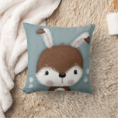 Coussin Portrait de Bunny Woodland (Couverture)