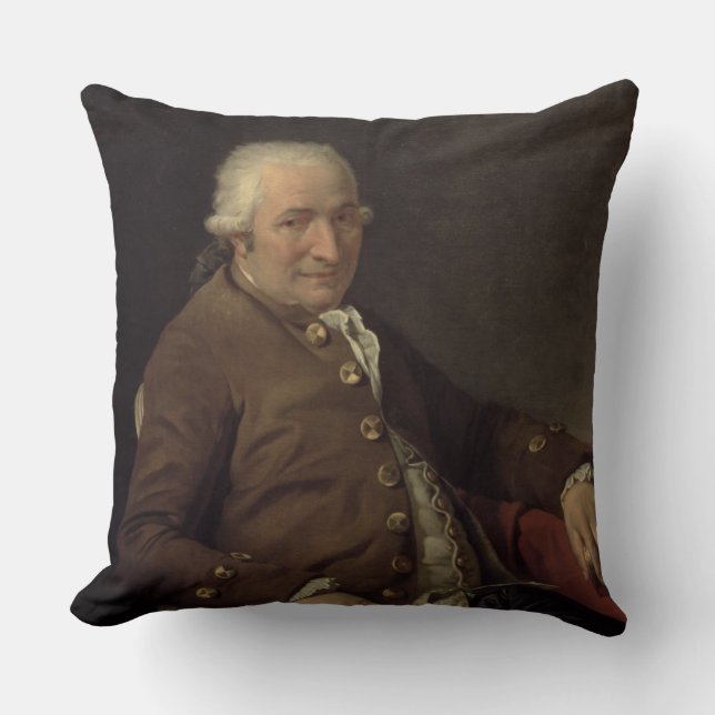 Coussin Portrait de Charles-Pierre Pecoul, 1784 (huile sur (Recto)