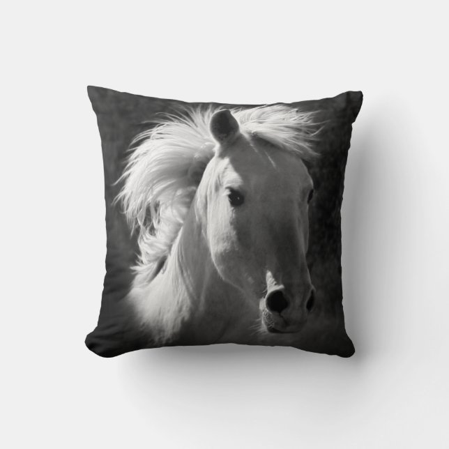 Coussin Portrait de cheval V (Recto)